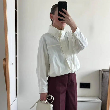 Vanntett Vindjakke for Dame – Lett Jakke med Hette & Høy Krage | Perfekt til Friluft & Hverdag