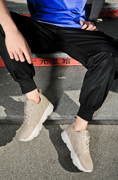 Løftende Sneakers for Menn og Kvinner – 6 cm Usynlig Høydeøkning og Mesh-komfort