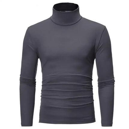 Herre Vinterundertøy – Termisk Langermet Trøye med Høy Hals | Slim Fit & Varm Baselayer