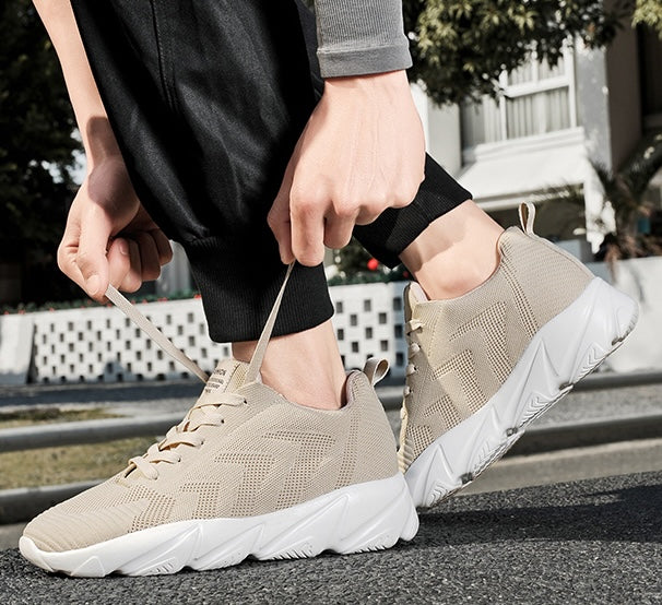 Løftende Sneakers for Menn og Kvinner – 6 cm Usynlig Høydeøkning og Mesh-komfort