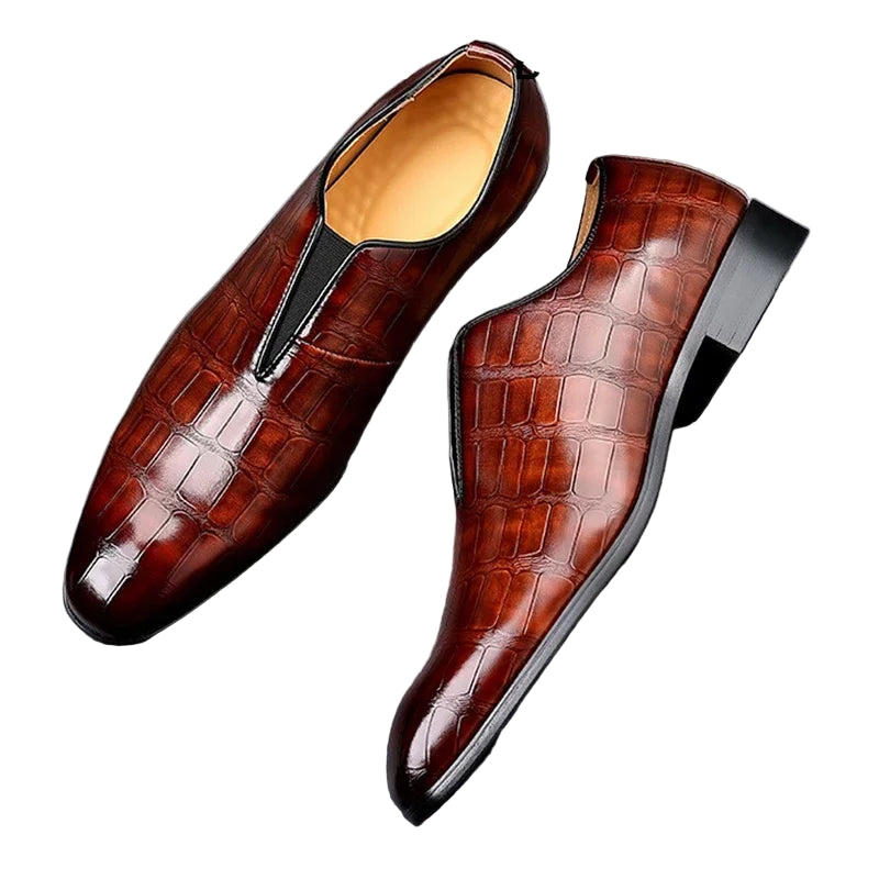 Klassiske Herresko i Britisk Retro-stil – Elegante Oxfords til Bryllup og Fest