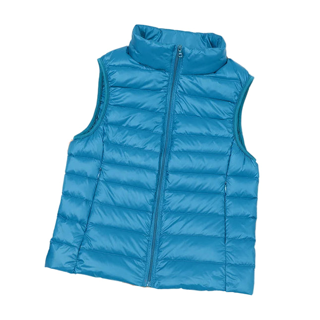 Dame Dunvest – Ultralett & Varm i Hvit Andedun | Puffer Vest Høst/Vinter 2025 (opptil 8XL)