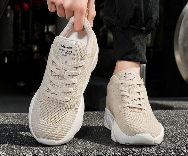 Løftende Sneakers for Menn og Kvinner – 6 cm Usynlig Høydeøkning og Mesh-komfort