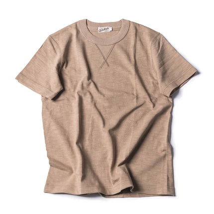 Heavyweight Slub Cotton T-skjorte til Herre – 300g Amekaji Tubular Tee