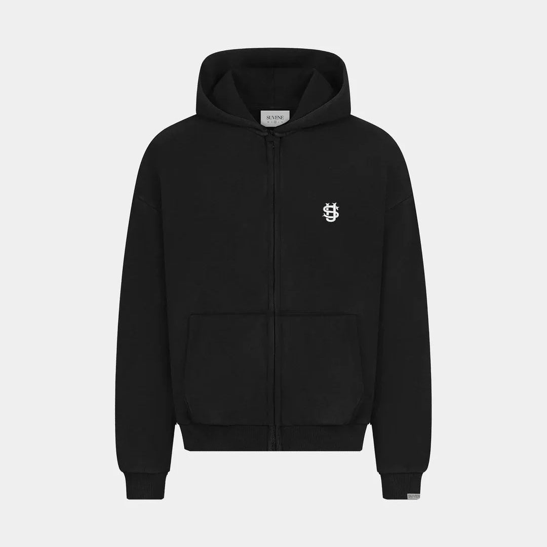 Y2K Joggebukse – Grå Brodert Streetwear | Unisex Retro Hip Hop Sweatpants