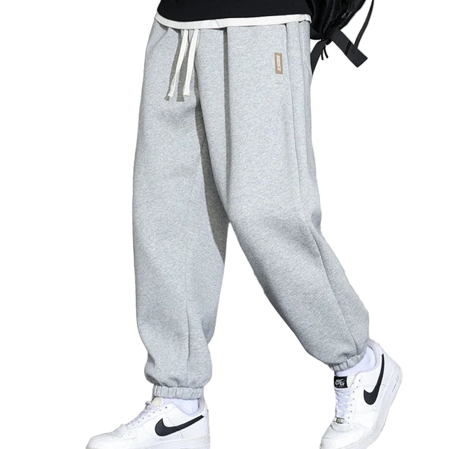 Herre Joggebukse Plus Size – Løs & Komfortabel | Casual Sweatpants med Strikk i Livet (opptil 8XL)