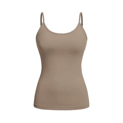 Slim Fit Tank Top til Dame – Enkel og Pustende Sommertopp