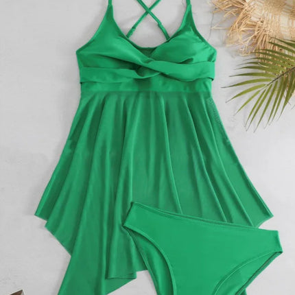 Sommer Tankini Sett for Dame – Todelt Badedrakt til Strand og Basseng