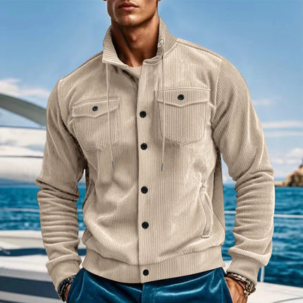 Dame/Herr Cardigan Jakke – Varm & Komfortabel med Knapper | Casual Vinterjakke i Flere Størrelser