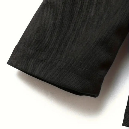 Langermet Polo for Menn – Klassisk Business-Casual Skjorte med Krage (Vår & Høst)