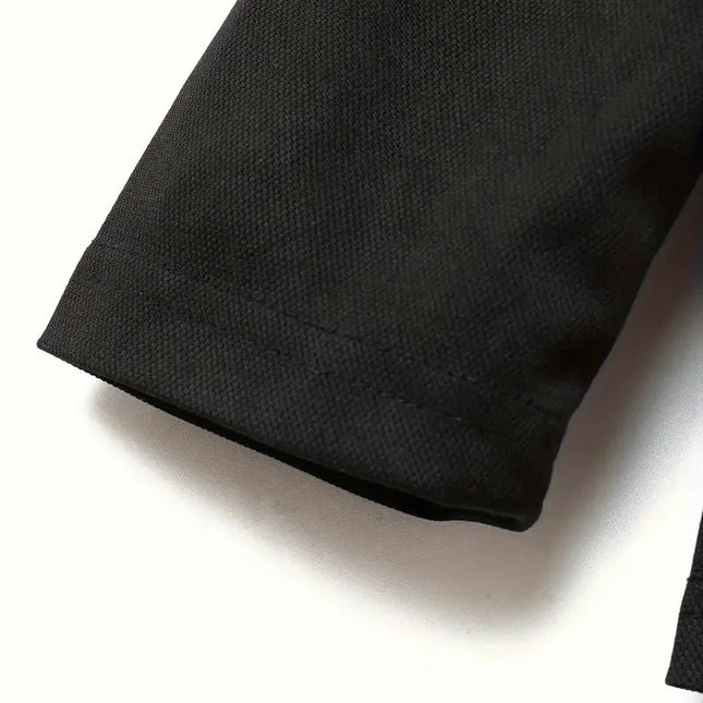 Langermet Polo for Menn – Klassisk Business-Casual Skjorte med Krage (Vår & Høst)