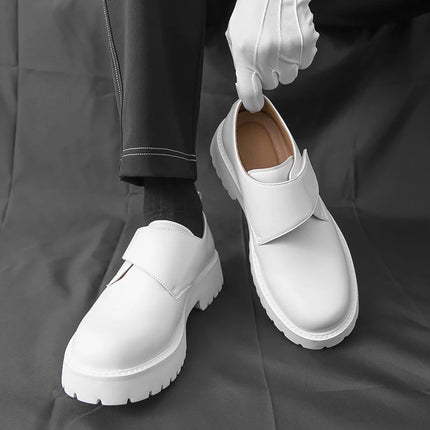 Nye Oxford Herresko med Tykk Såle – Komfortable og Stilrene i Skinn