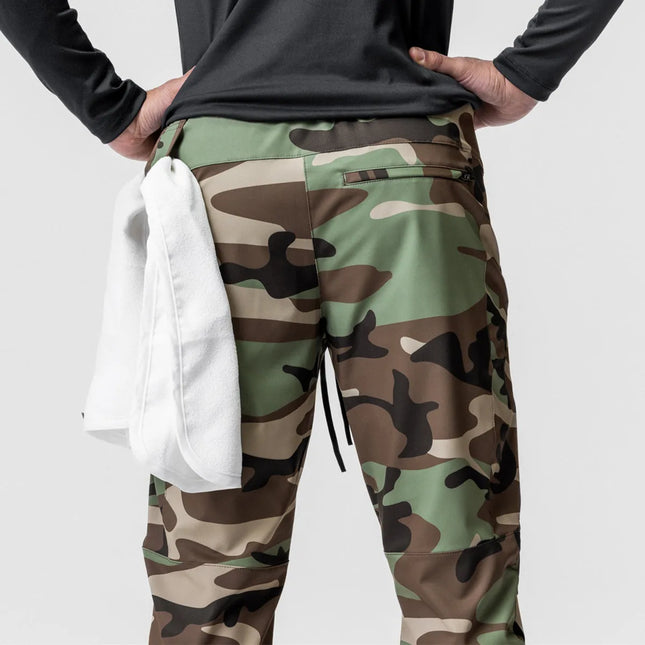 Kamuflasje Joggebukse for Herre – Tynne, Hurtigtørkende Treningsbukser til Gym og Løping