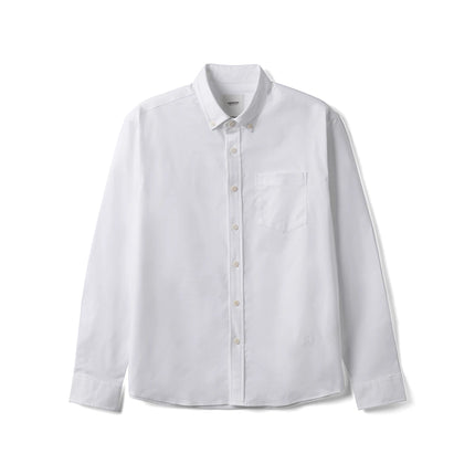 Klassisk Oxford-skjorte for Menn – Regular Fit i Ensfarget Design | Smart Casual Skjorte til Høst 2025