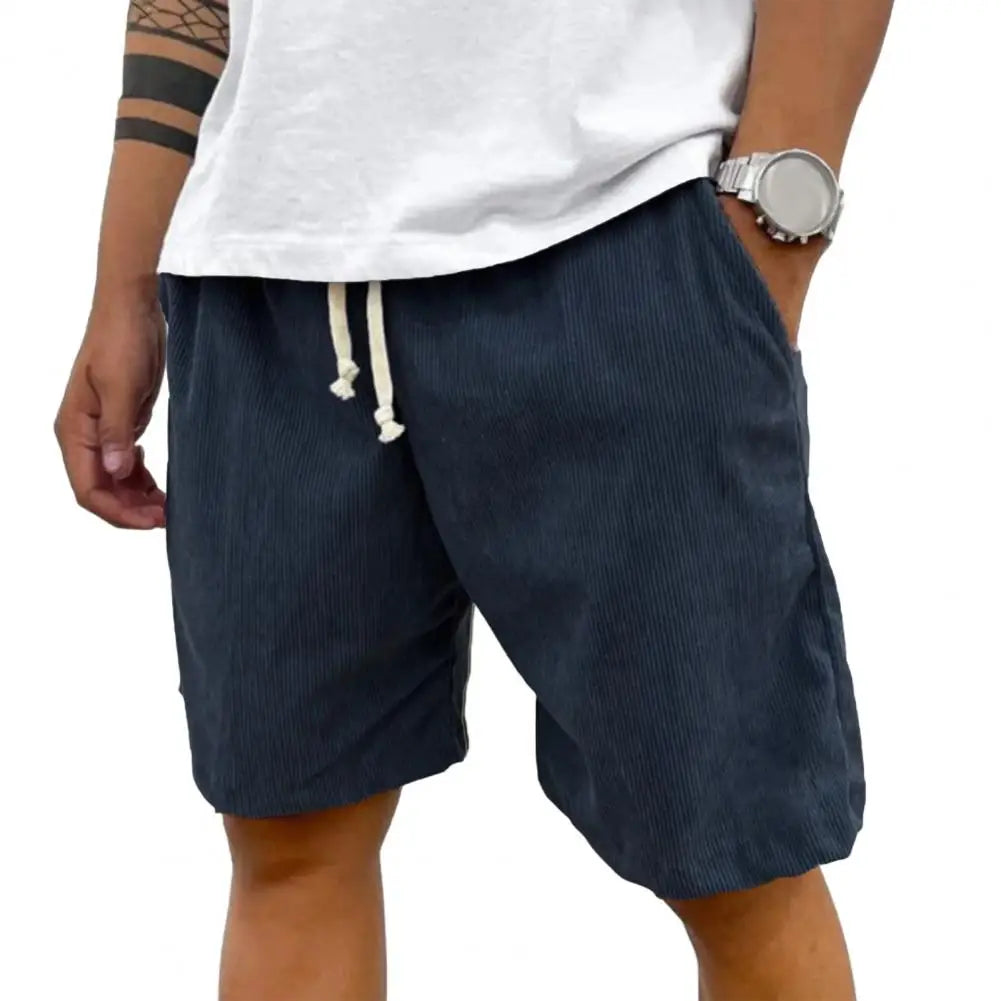 Retro Herreshorts i Cordfløyel – Komfortabel Passform med Snøring