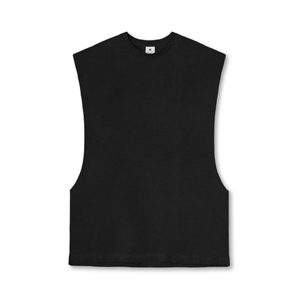 Sommer Singlet med Åpen Side – Mesh Treningstopp uten Ermer for Herre