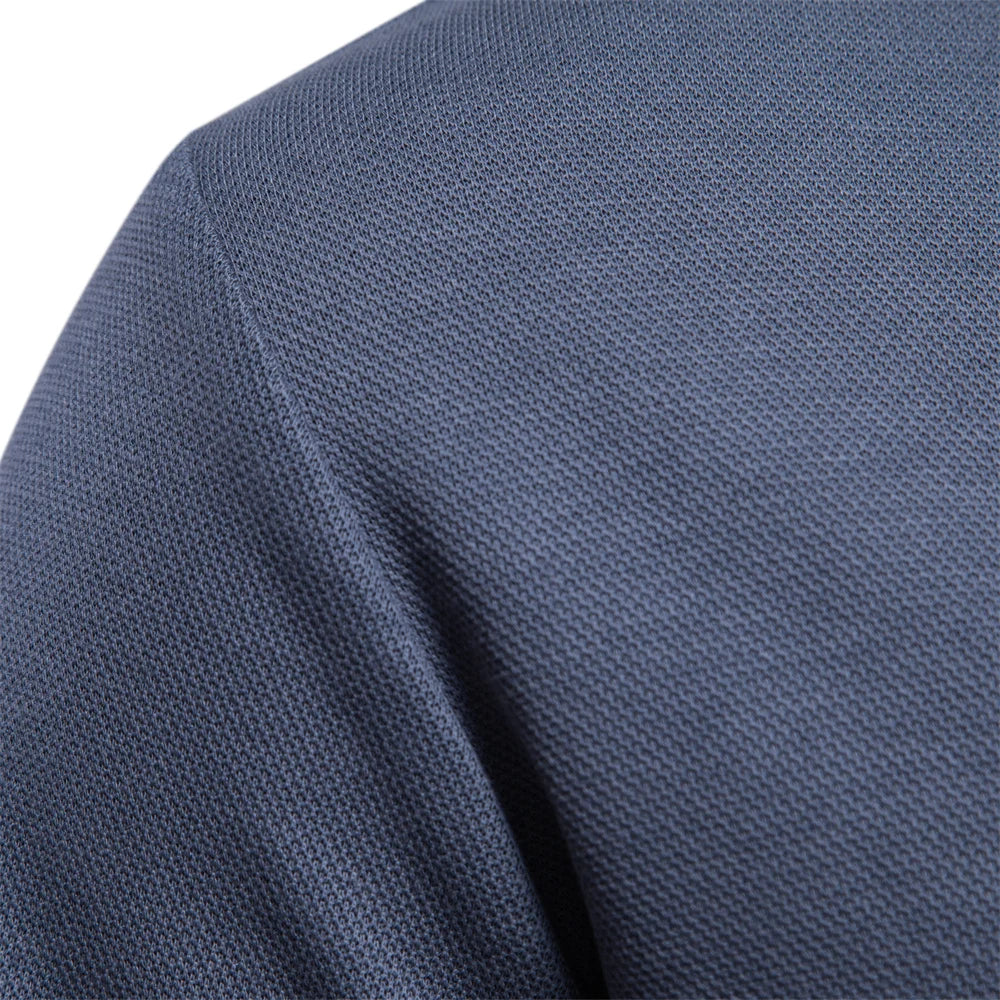 Herre Polo Skjorte med Broderi – Klassisk Krage & Luksuriøs Golfstil