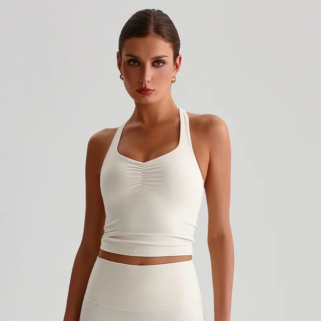 Treningssinglet med kryssrygg – Sports-BH med høy støtte og integrerte innlegg