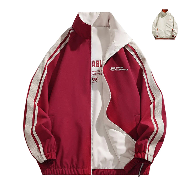 Vendbar Jakke for Par – Vindtett & Vannavvisende Ytterjakke | Unisex Outdoor Jakke med Lange Ermer