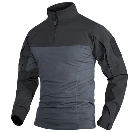 Herre – Langermet 1/4-zip tur- og treningsgenser med glidelåslommer