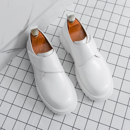 Nye Oxford Herresko med Tykk Såle – Komfortable og Stilrene i Skinn