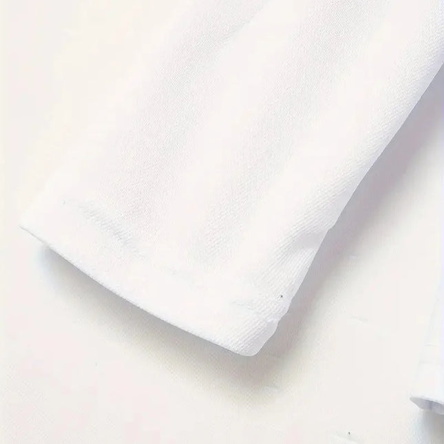 Langermet Polo for Menn – Klassisk Business-Casual Skjorte med Krage (Vår & Høst)