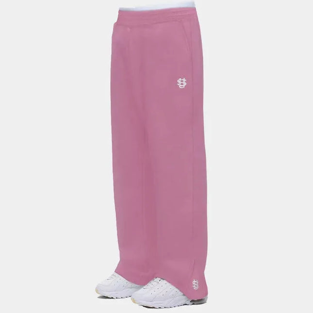 Trendy Joggebukser for Menn og Kvinner – Løse Wide Leg Sweatpants med Brodert Logo og Lommer | Streetwear & Komfort i Ett