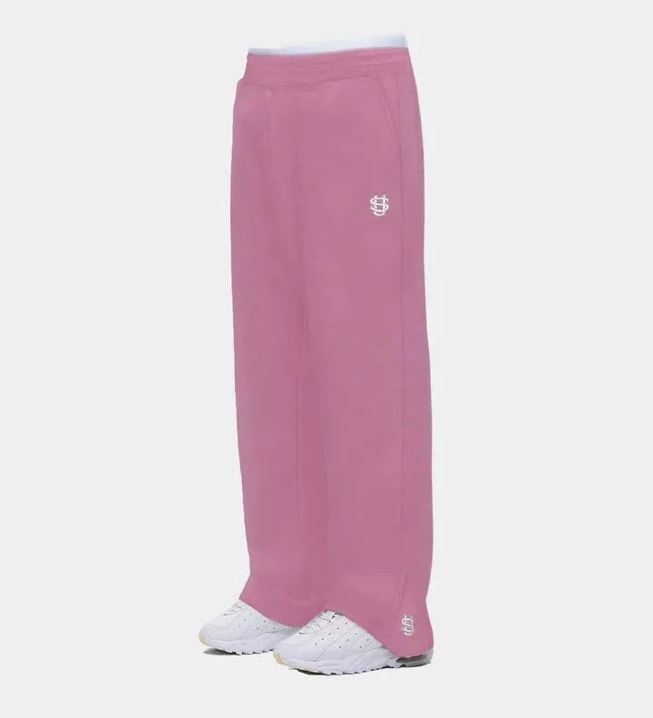 Trendy Joggebukser for Menn og Kvinner – Løse Wide Leg Sweatpants med Brodert Logo og Lommer | Streetwear & Komfort i Ett