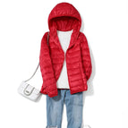 Stor rød med hette / S