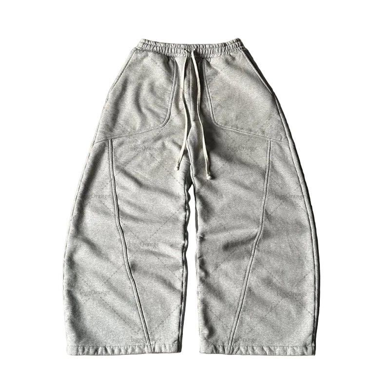 Y2K Streetwear Bukser – Unisex Vide Bukser i Retro Hip-Hop & Goth Stil | Løse, Rette Bukser til 2025 Street Fashion