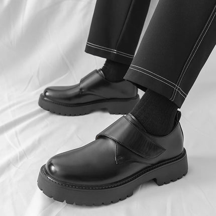 Nye Oxford Herresko med Tykk Såle – Komfortable og Stilrene i Skinn