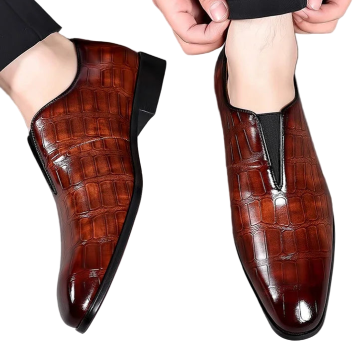 Klassiske Herresko i Britisk Retro-stil – Elegante Oxfords til Bryllup og Fest