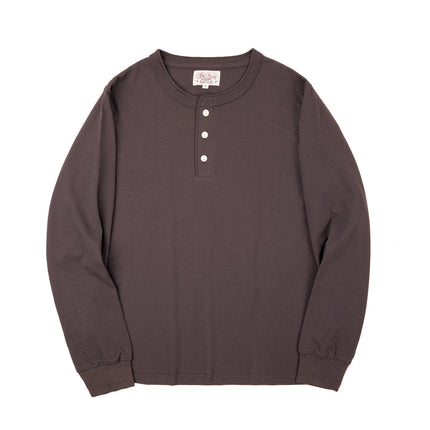 Klassisk Henley Langermet T-skjorte for Menn – 100 % Bomull | Komfortabel Høstgenser Perfekt til Lag-på-Lag