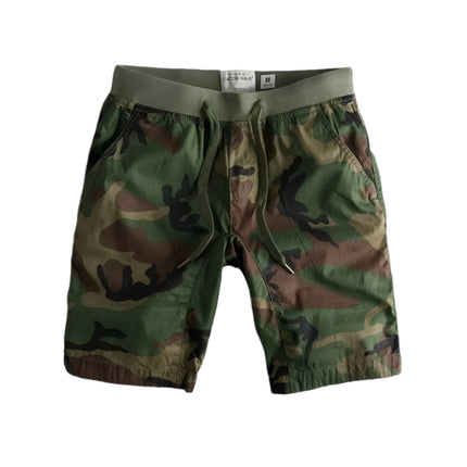 Taktiske Cargoshorts for Herre – Sommerlige Treningsshorts med Kamuflasjemønster