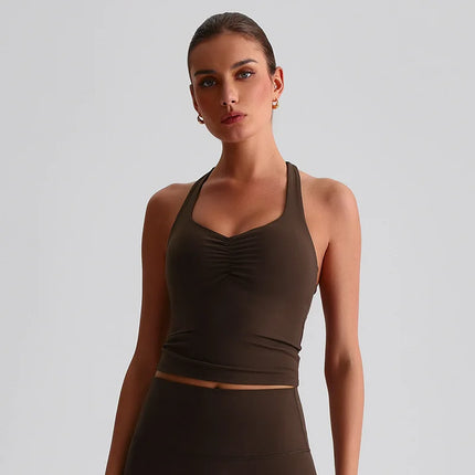 Treningssinglet med kryssrygg – Sports-BH med høy støtte og integrerte innlegg