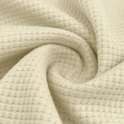 Vaffelstrikket Polo T-skjorte for Herre – Kortermet V-hals med Krage (Sommer 2024)