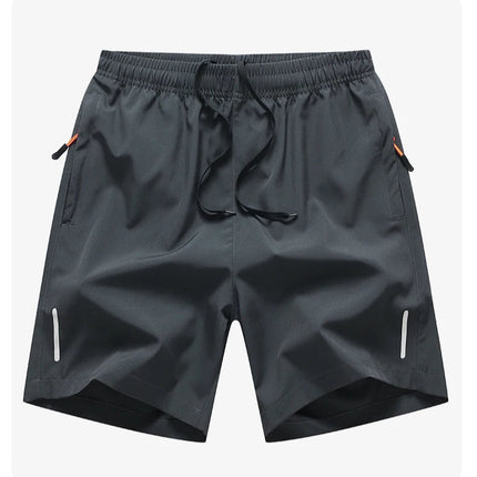 Ekstra Store Herreshorts (M–8XL) – Sommerens Komfortable Trenings- og Fritidsshorts i Ensfarget Design