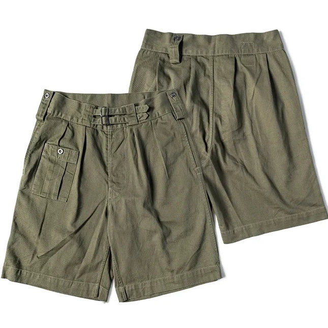 Gurkha Bermuda-shorts for menn – Army Khaki Drill 1941-inspirert design