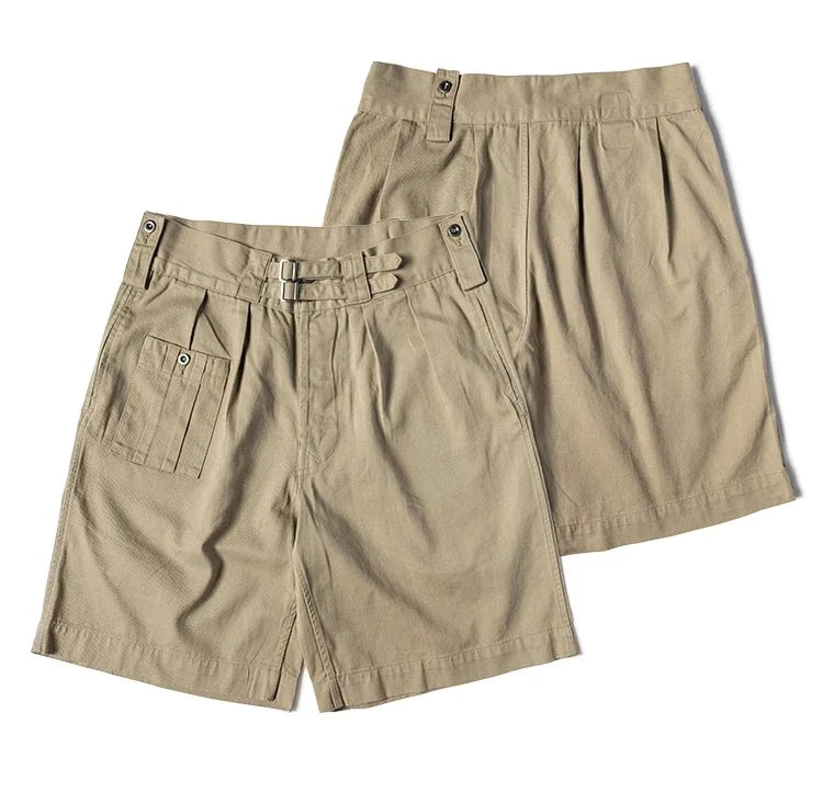 Gurkha Bermuda-shorts for menn – Army Khaki Drill 1941-inspirert design