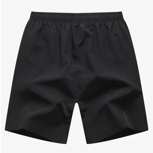 Ekstra Store Herreshorts (M–8XL) – Sommerens Komfortable Trenings- og Fritidsshorts i Ensfarget Design