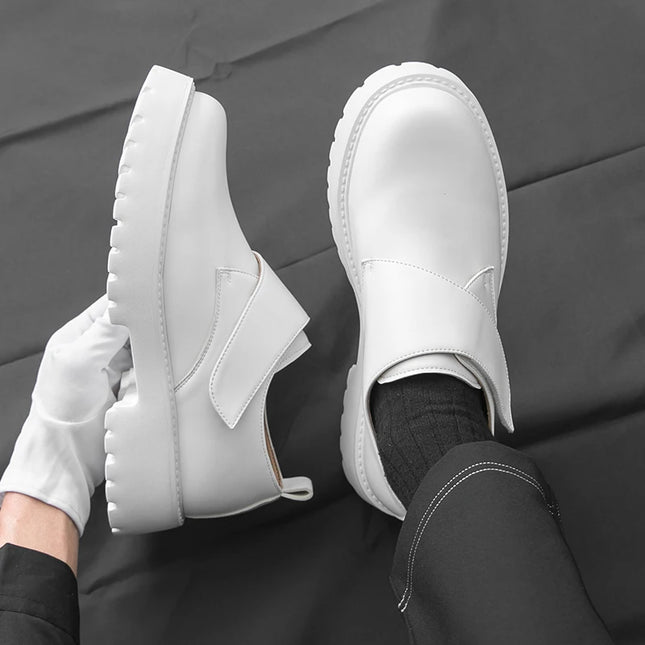 Nye Oxford Herresko med Tykk Såle – Komfortable og Stilrene i Skinn