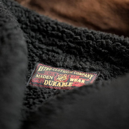 Vintage B3 Bomberjacke für Herren – Skinnjacke aus Fleece
