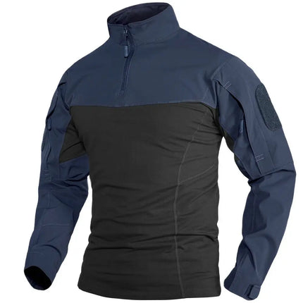 Herre – Langermet 1/4-zip tur- og treningsgenser med glidelåslommer