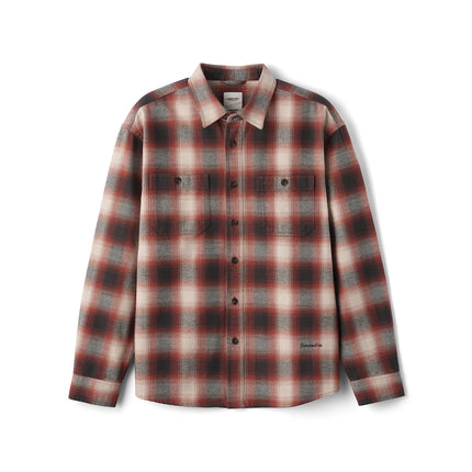 Oversized Rutete Flanellskjorte for Herre – Tykk 280 g/m² Langermet Skjorte