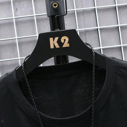 Oversized T-skjorte for Herre – Streetwear i Bomull med Print, Kort Erm og Løs Passform