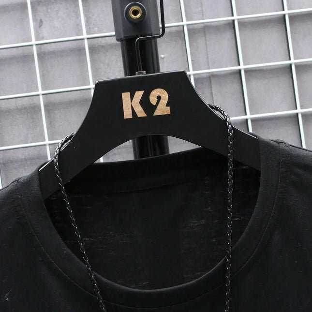 Oversized T-skjorte for Herre – Streetwear i Bomull med Print, Kort Erm og Løs Passform