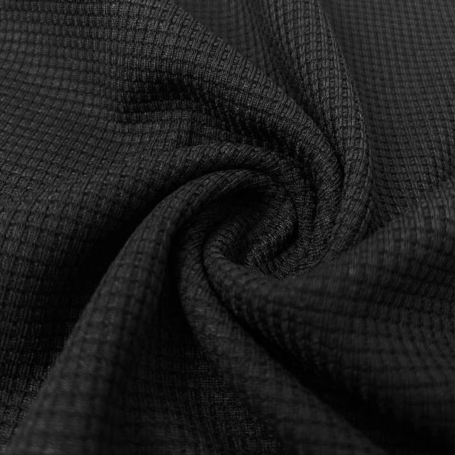 Vaffelstrikket Polo T-skjorte for Herre – Kortermet V-hals med Krage (Sommer 2024)