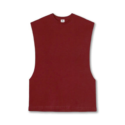 Sommer Singlet med Åpen Side – Mesh Treningstopp uten Ermer for Herre