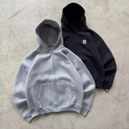 Trendy Joggebukser for Menn og Kvinner – Løse Wide Leg Sweatpants med Brodert Logo og Lommer | Streetwear & Komfort i Ett