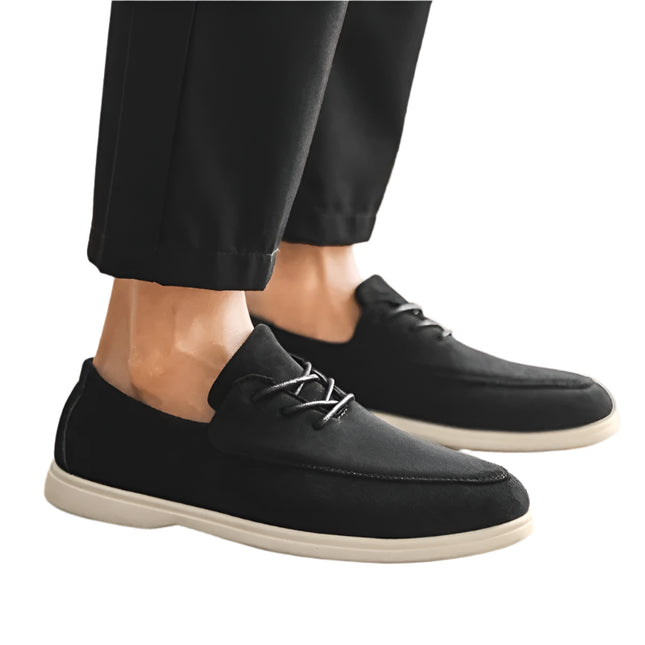Stilrene Semskede Herresko – Komfortable Slip-on Loafers for Hverdag og Kjøring